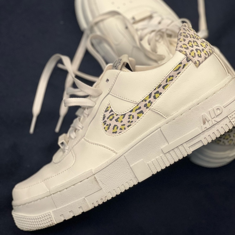 Cheetah Print Nike Air Force Ones